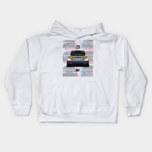 subaru impreza wrxsti rear Kids Hoodie